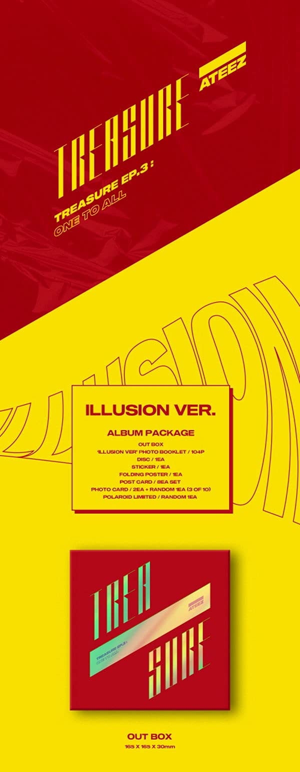 Amazon.com: KQ Ent. ATEEZ - TREASURE EP.3 : One To All (3rd Mini