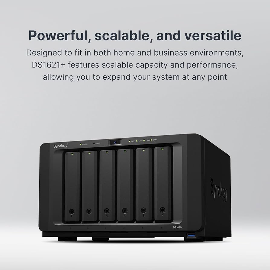 Synology 6 Bay NAS DiskStation DS1621+ (Diskless) : Amazon.ca
