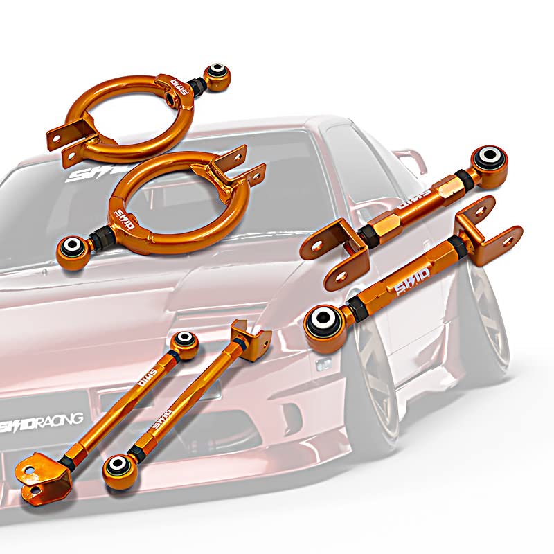 Amazon | 車検 OK 日産 シルビア S13 180SX 調整式 ピロ アーム 3点