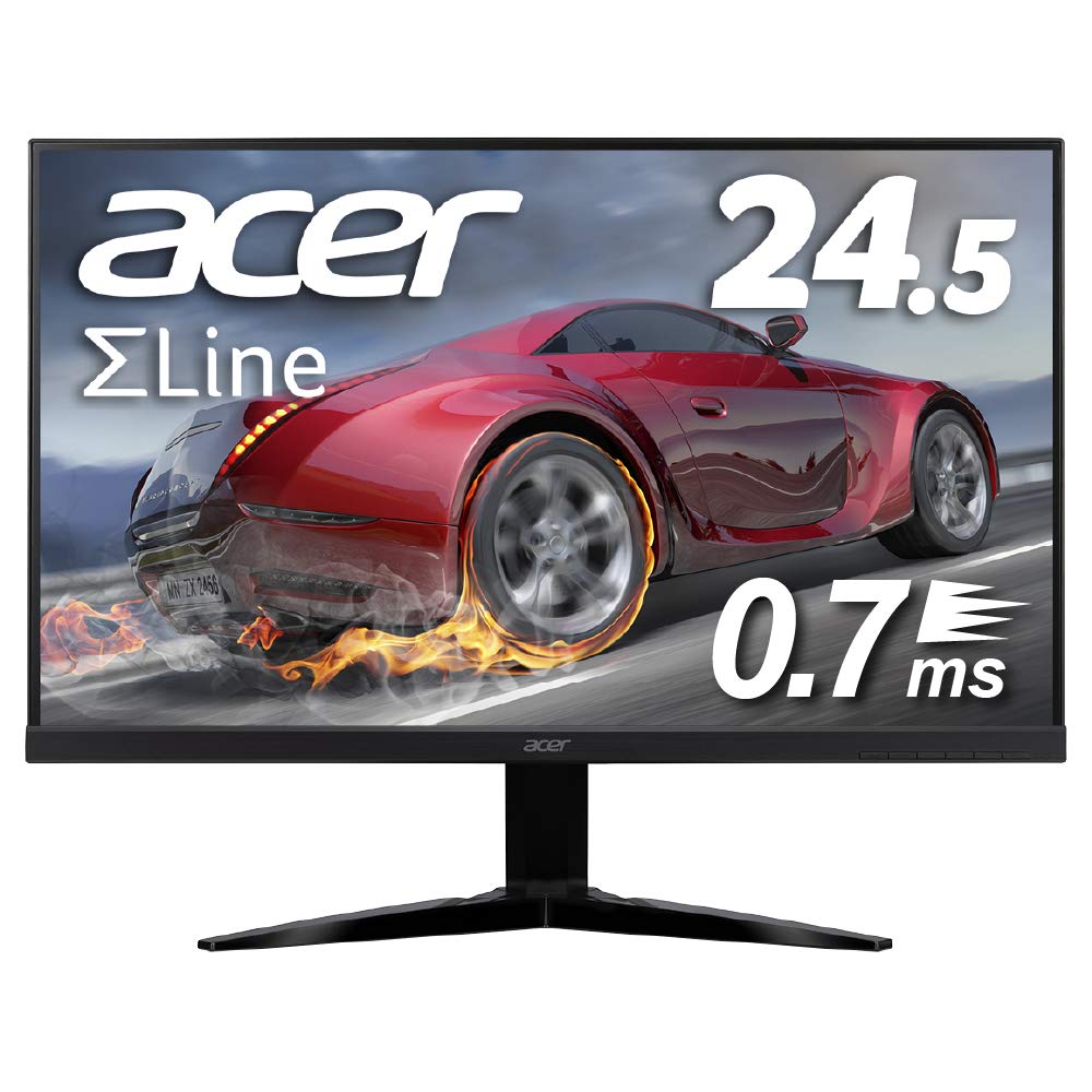 Acer 24.5インチ ゲーミングモニター 本体 KG251Q Abmidpx Amazon.co