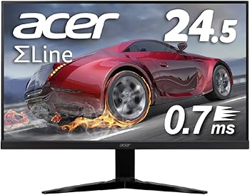 Amazon.co.jp: Acer ゲーミングモニター SigmaLine 24.5インチ