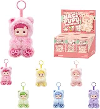 Amazon | POP MART HACIPUPU Gummy Bear シリーズ ぬいぐるみ