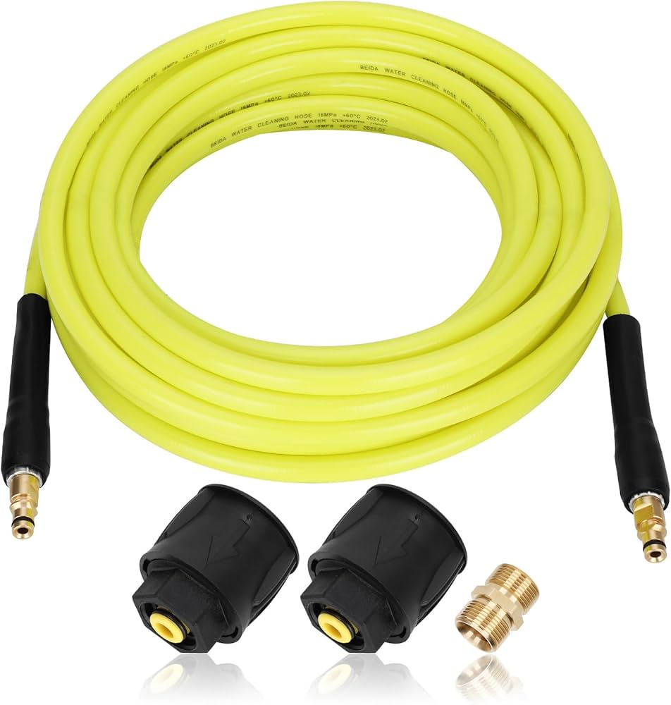 Amazon.co.jp: ケルヒャーホース15mケルヒャー延長高圧洗浄機ホース