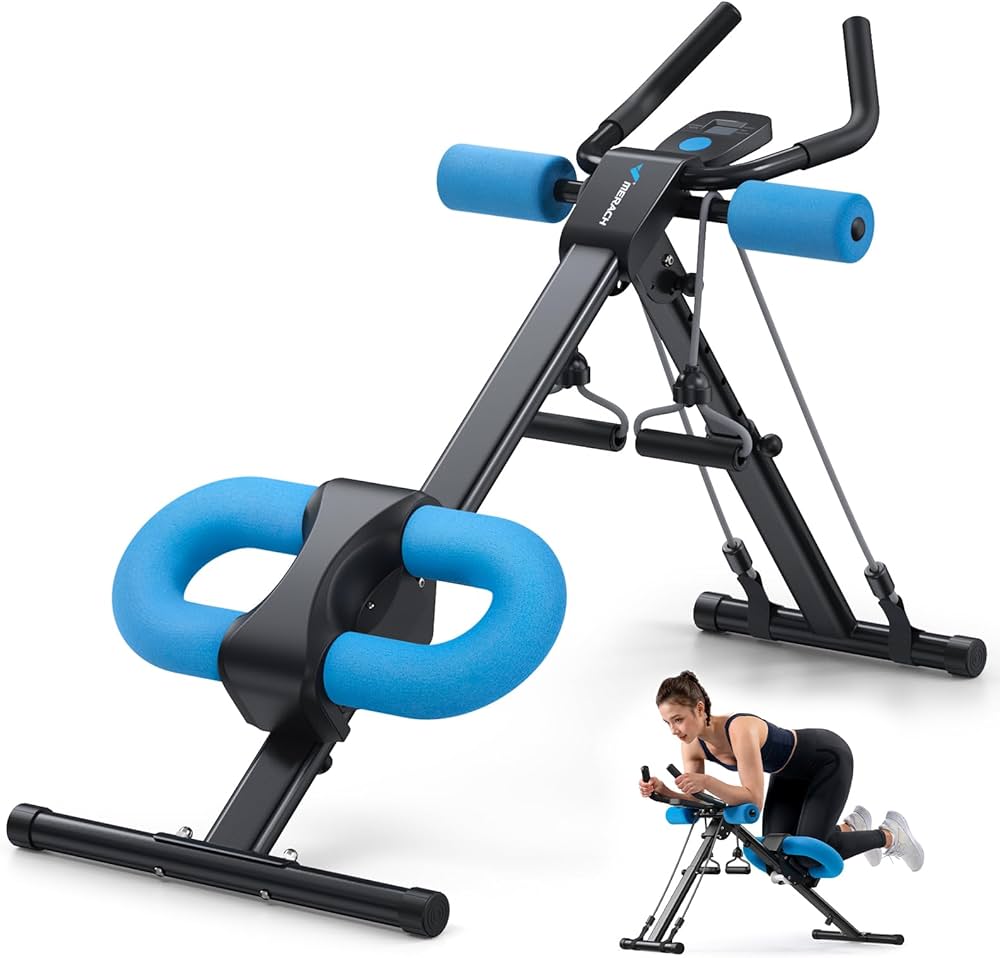 Amazon.co.jp: MERACH (メリック) 腹筋 筋トレ 腹筋マシーン 2段階傾斜