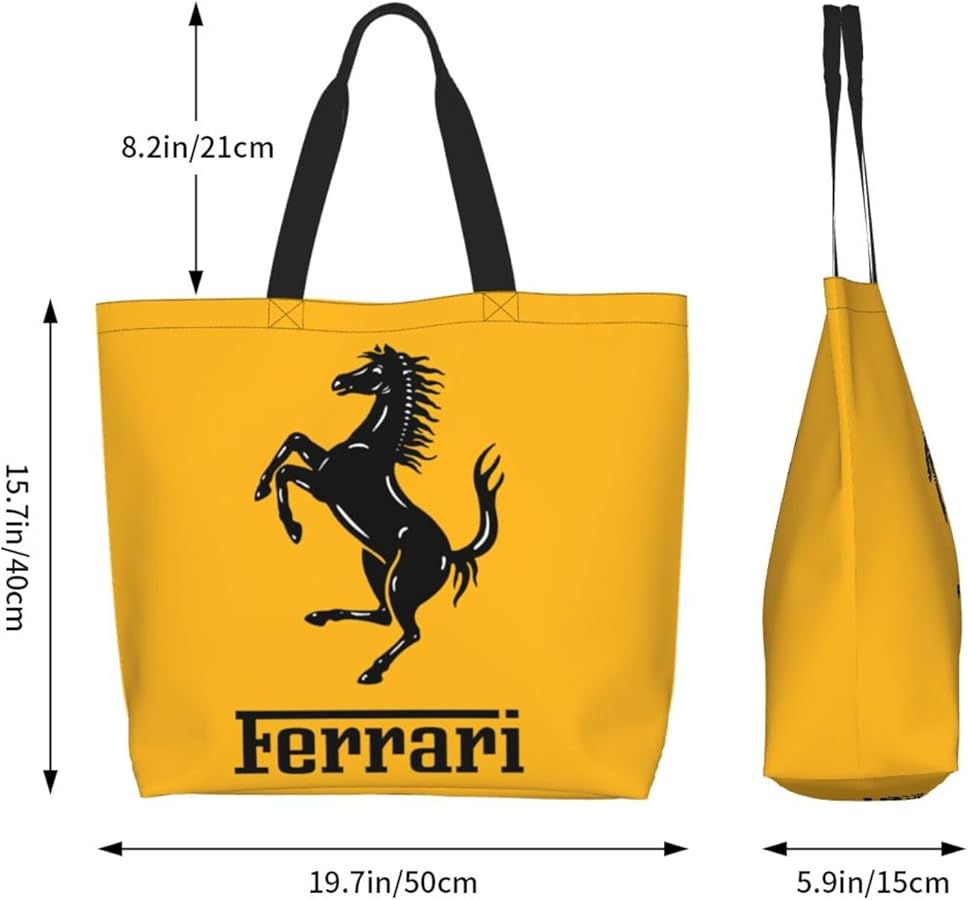 Amazon | [Fasedate] 人気 フェラーリ (2) アニメ 買い物袋 ショルダー