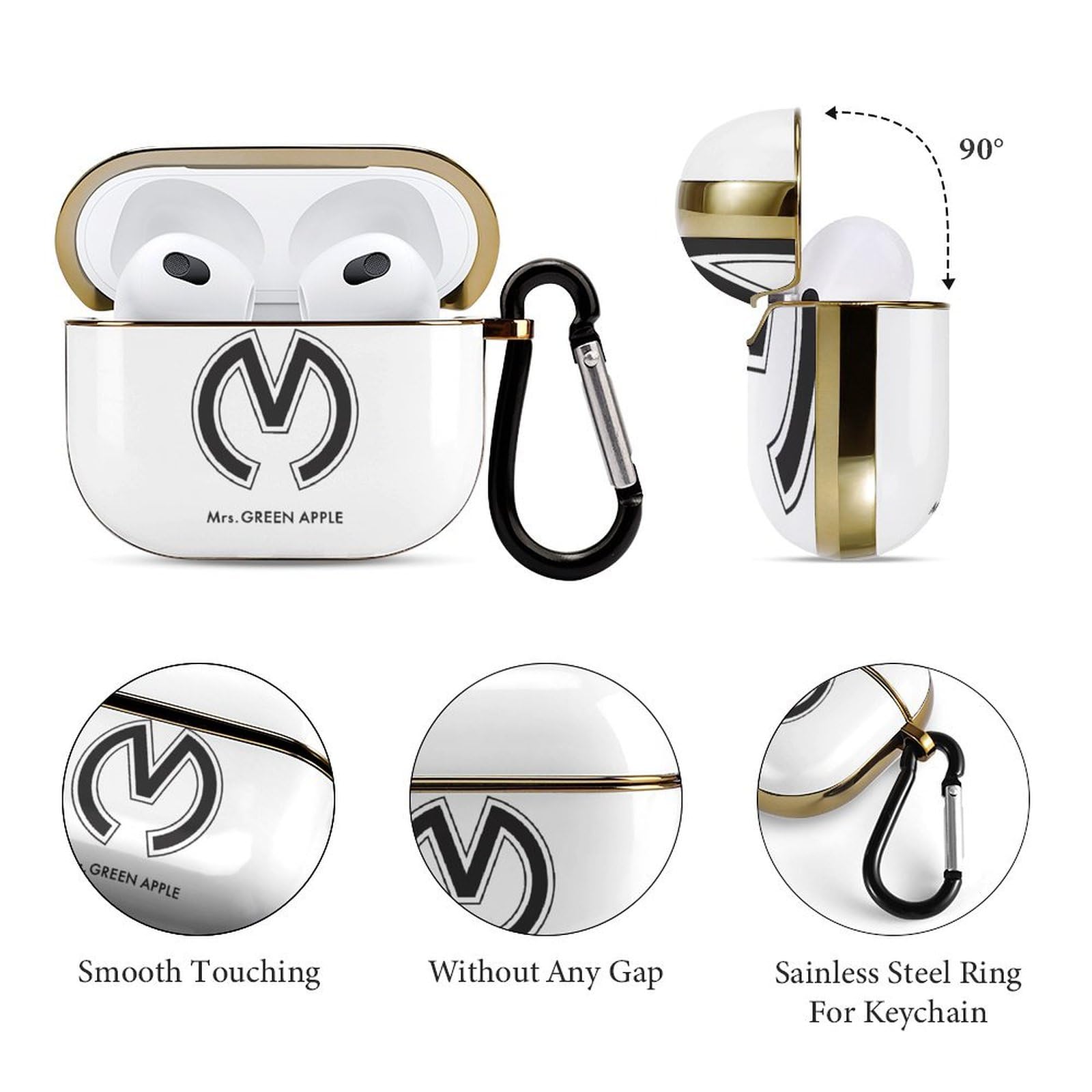 Amazon | ミセスグリーンアップル Airpods3ケース エアーポッズ3ケース