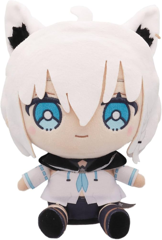 Amazon.co.jp: 白上フブキ ぬいぐるみ friends with u ホロライブ 公式