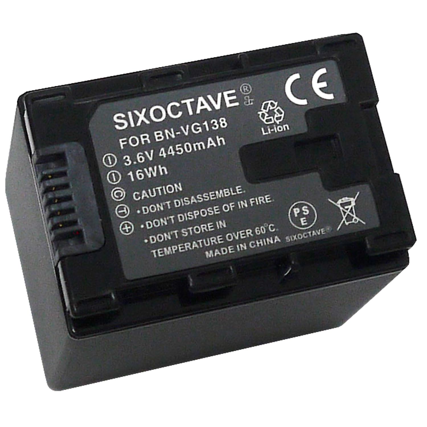 Amazon | SIXOCTAVE BN-VG138 BN-VG129 ビクター 互換バッテリー GZ