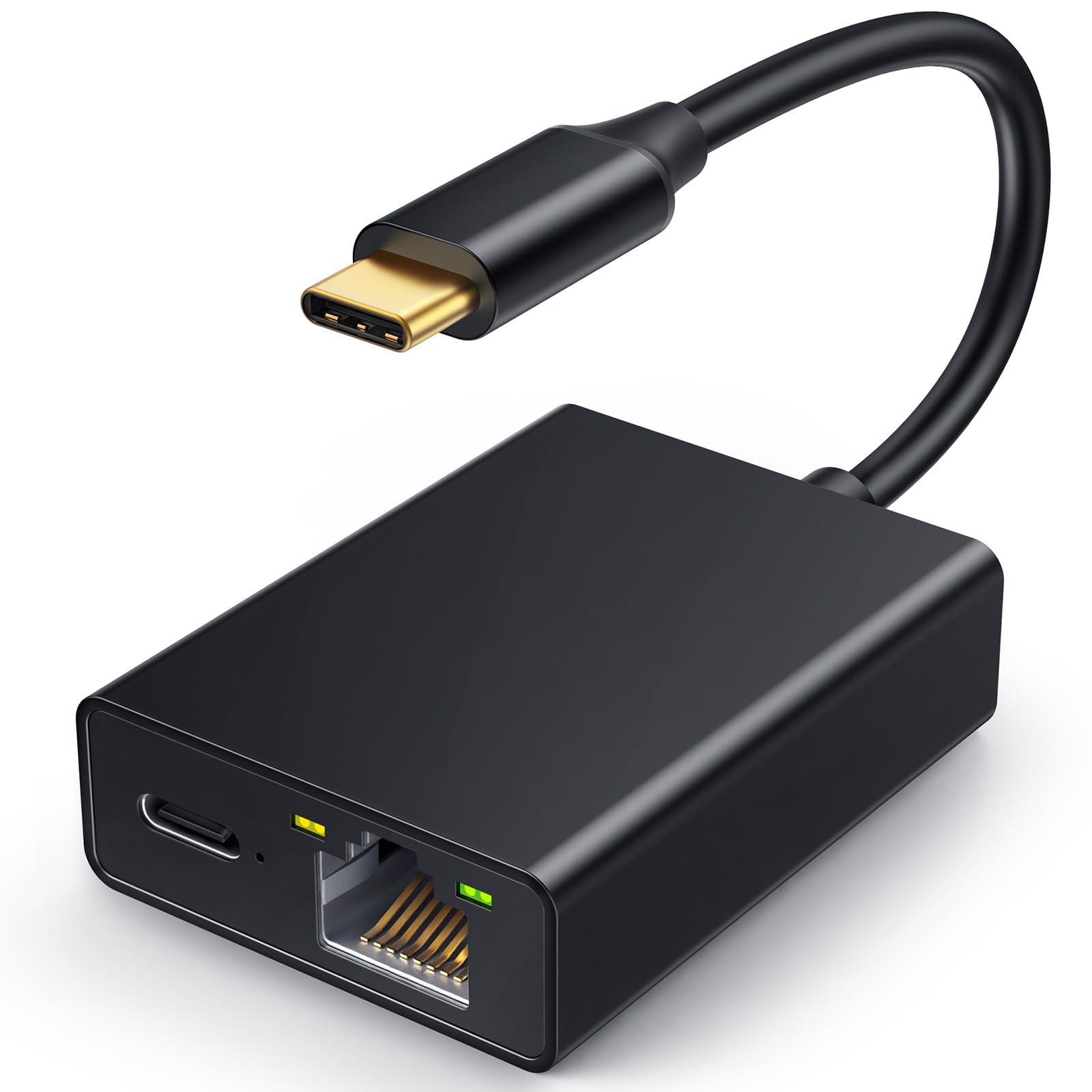 ELECTOP Ethernet Adapter for Chromecast with Google TV, USB Type C