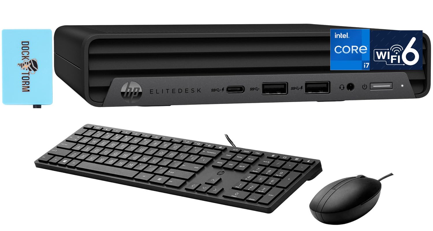 Amazon.com: HP EliteDesk 800 G6 Business Mini Desktop Black (Intel