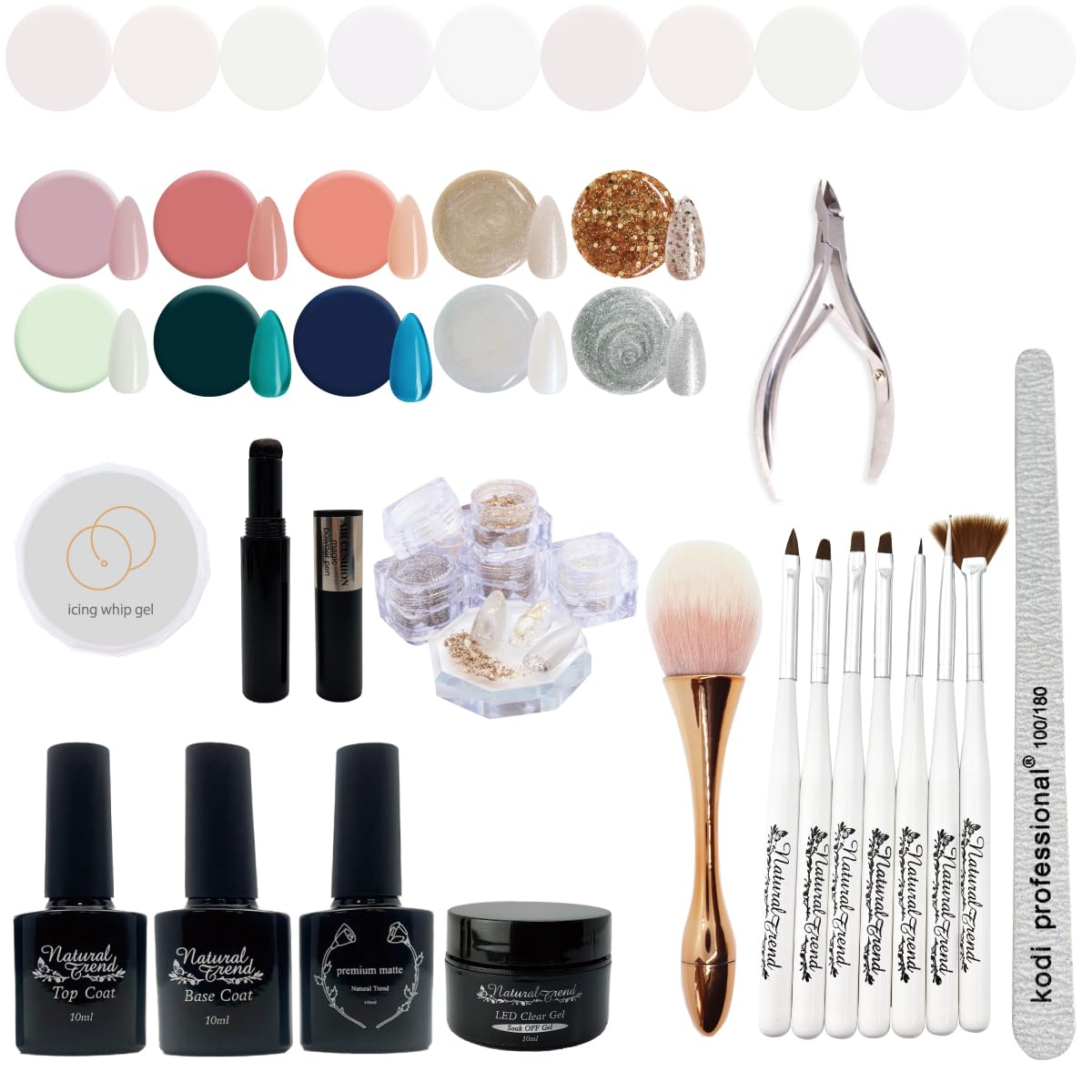 Amazon | NaturalTrend ジェルネイルviviジェルキット ジェルネイル