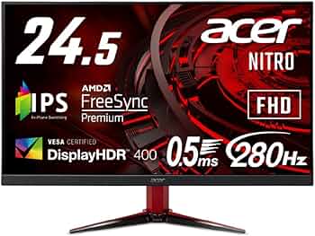 Amazon.co.jp: Acer Nitro ゲーミングモニター 24.5インチ IPS フルHD