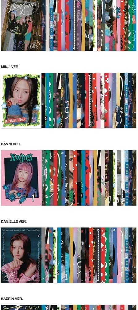 NewJeans OMG 1st Singile Album Message Card Version CD+Photobook+