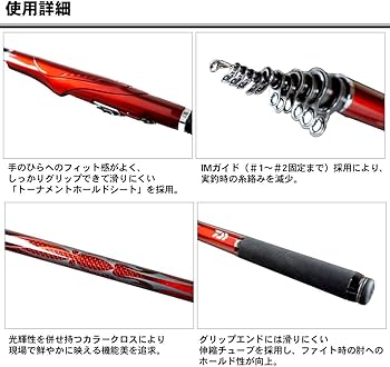 Amazon.co.jp: ダイワ(DAIWA) 磯竿 波濤・E 2-53・E 釣り竿 : Sports