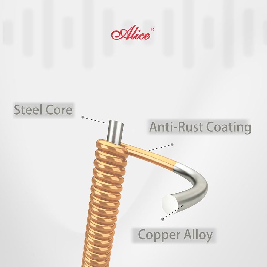 Amazon.com: Alice Acoustic Guitar Strings Set - 6-String for