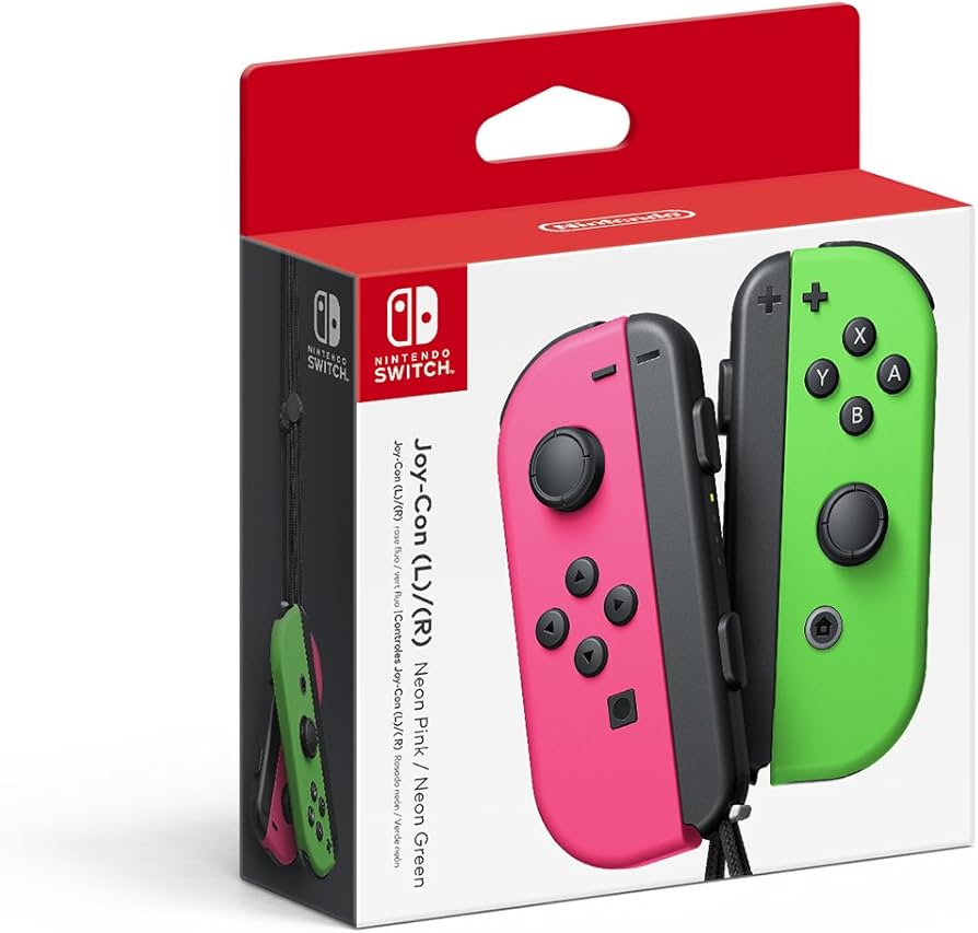 Amazon.co.jp: Nintendo Joy-Con (L/R) - Neon Pink / Neon Green : ゲーム