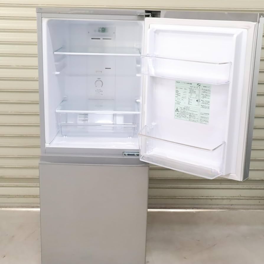 Amazon.co.jp: AQR-13H-S(ブラッシュシルバー) 2ドア冷蔵庫 右開き