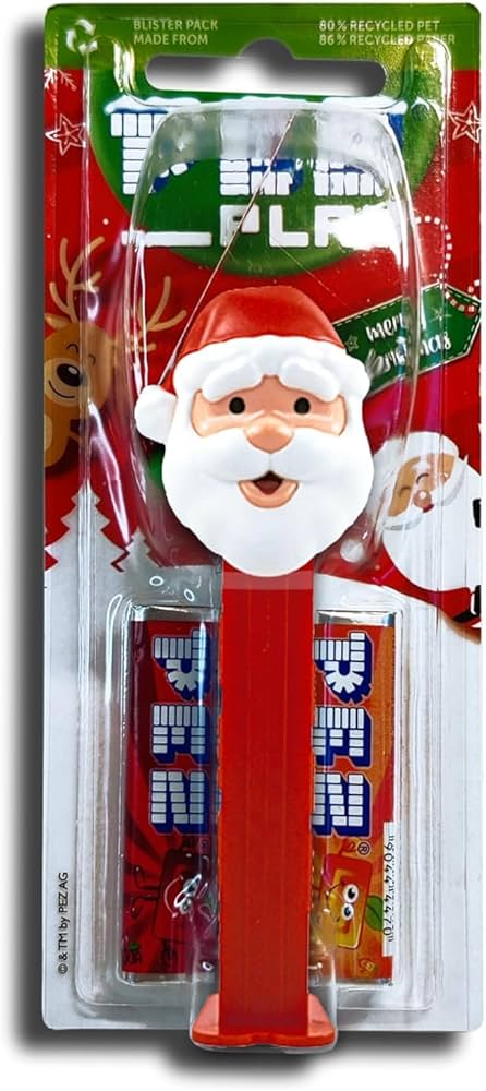 Amazon.com : PEZ Christmas Candy Dispenser: Santa Claus PEZ