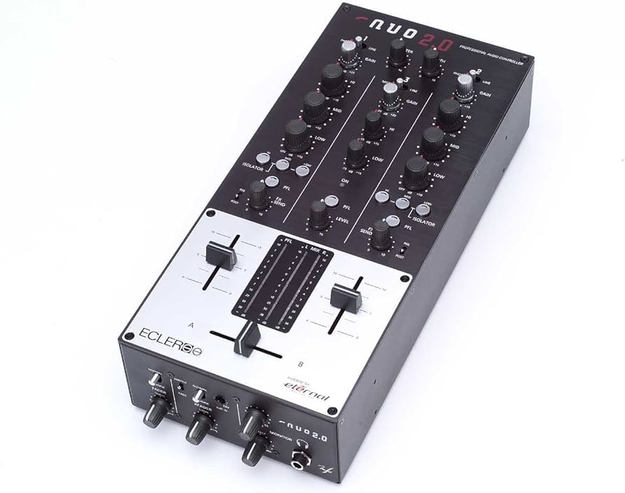 Amazon.com: ECLER NUO 2.0 2 Channel DJ Mixer 2 Channel DJ Mixer