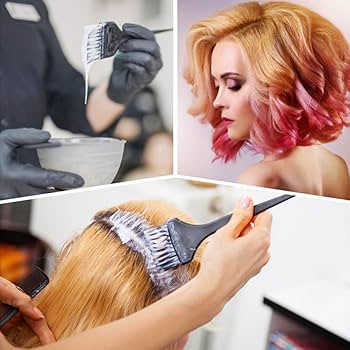 Amazon.co.jp: サムコス ヘアカラー セット 5本 髪染め コーム 耳