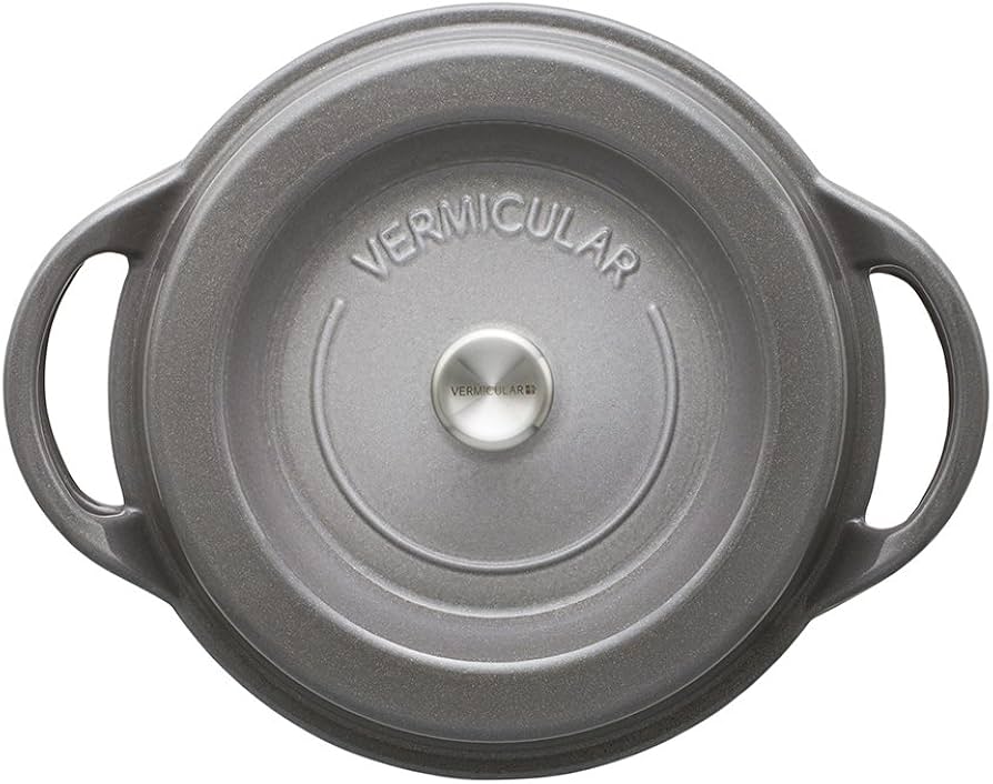 Amazon｜バーミキュラ 鋳物ホーロー鍋 22cm パールグレー 無水調理
