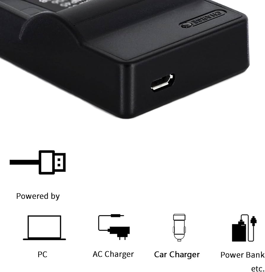 Amazon.com : NP-130 USB Charger for Casio Exilim EX-10, EX-H30, EX