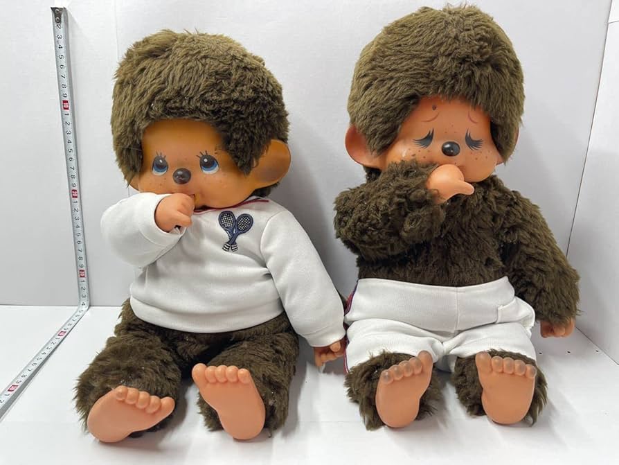 Amazon.co.jp: 昭和レトロ モンチッチ セキグチ ぬいぐるみ 人形