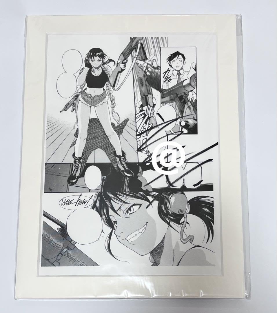 Amazon.co.jp: ブラックラグーン 広江礼威 直筆サイン入り 複製原画