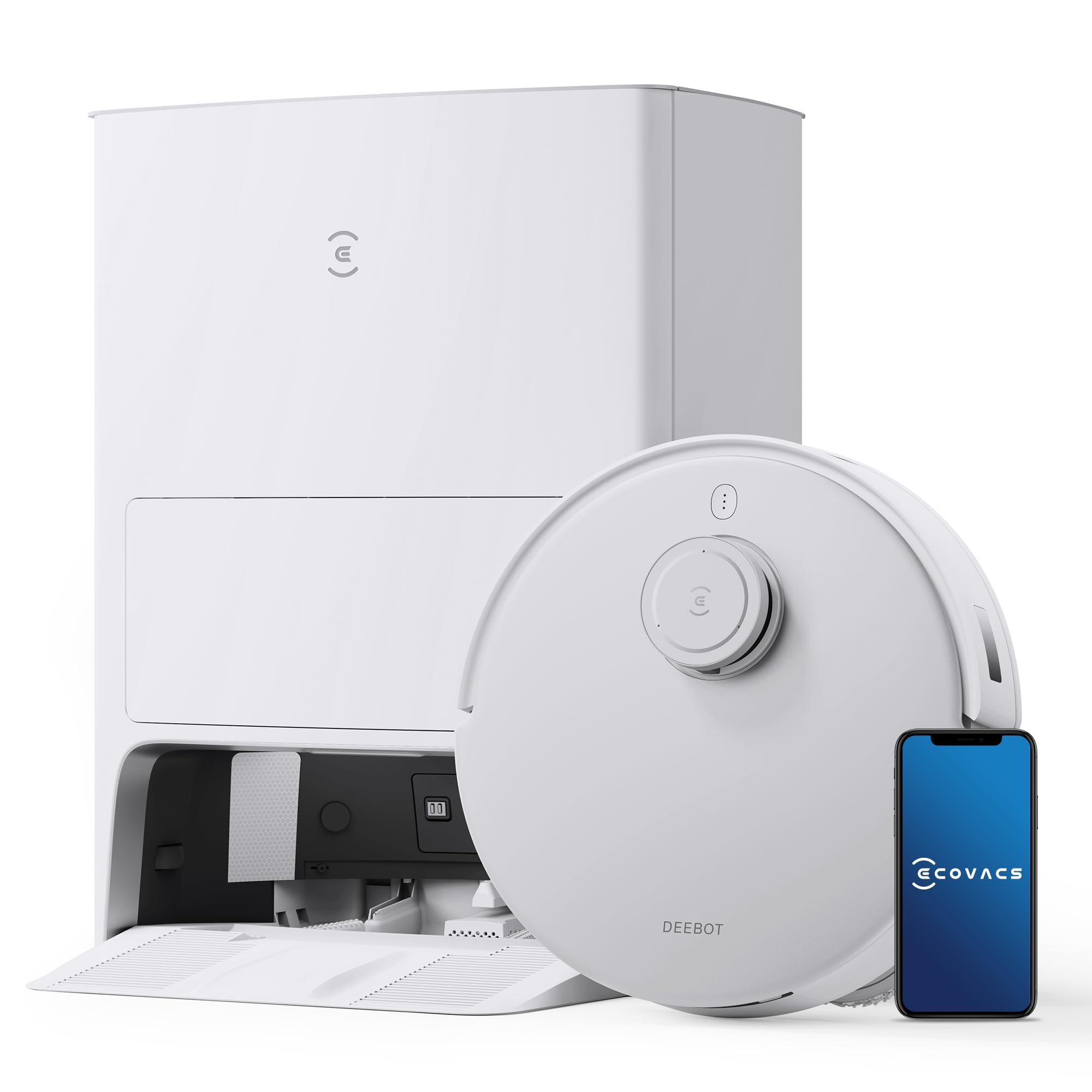 Amazon.co.jp : 【新登場！全てを任せる全自動掃除機】ECOVACS(エコ