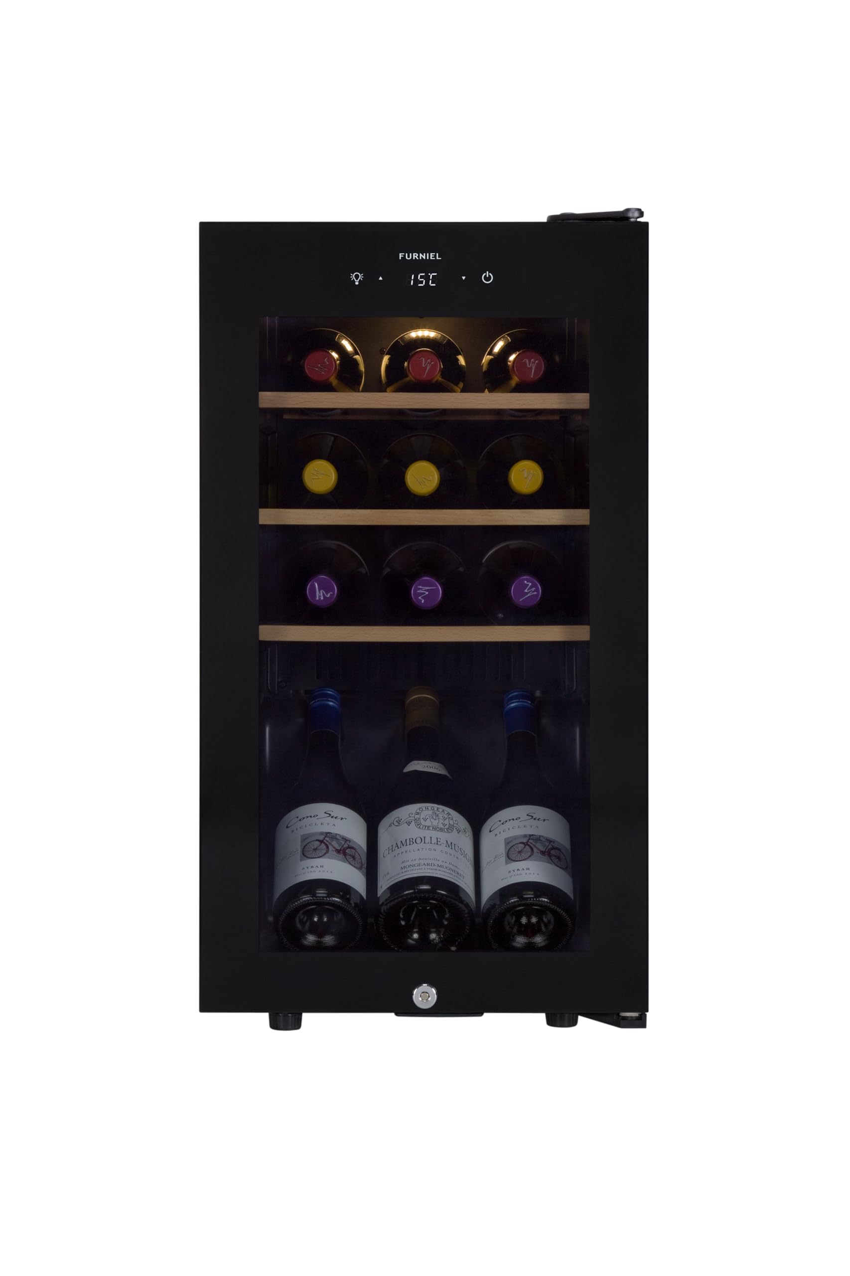 Amazon.co.jp: FURNIEL/ファニエル 長期熟成型ワインセラー (12本収納