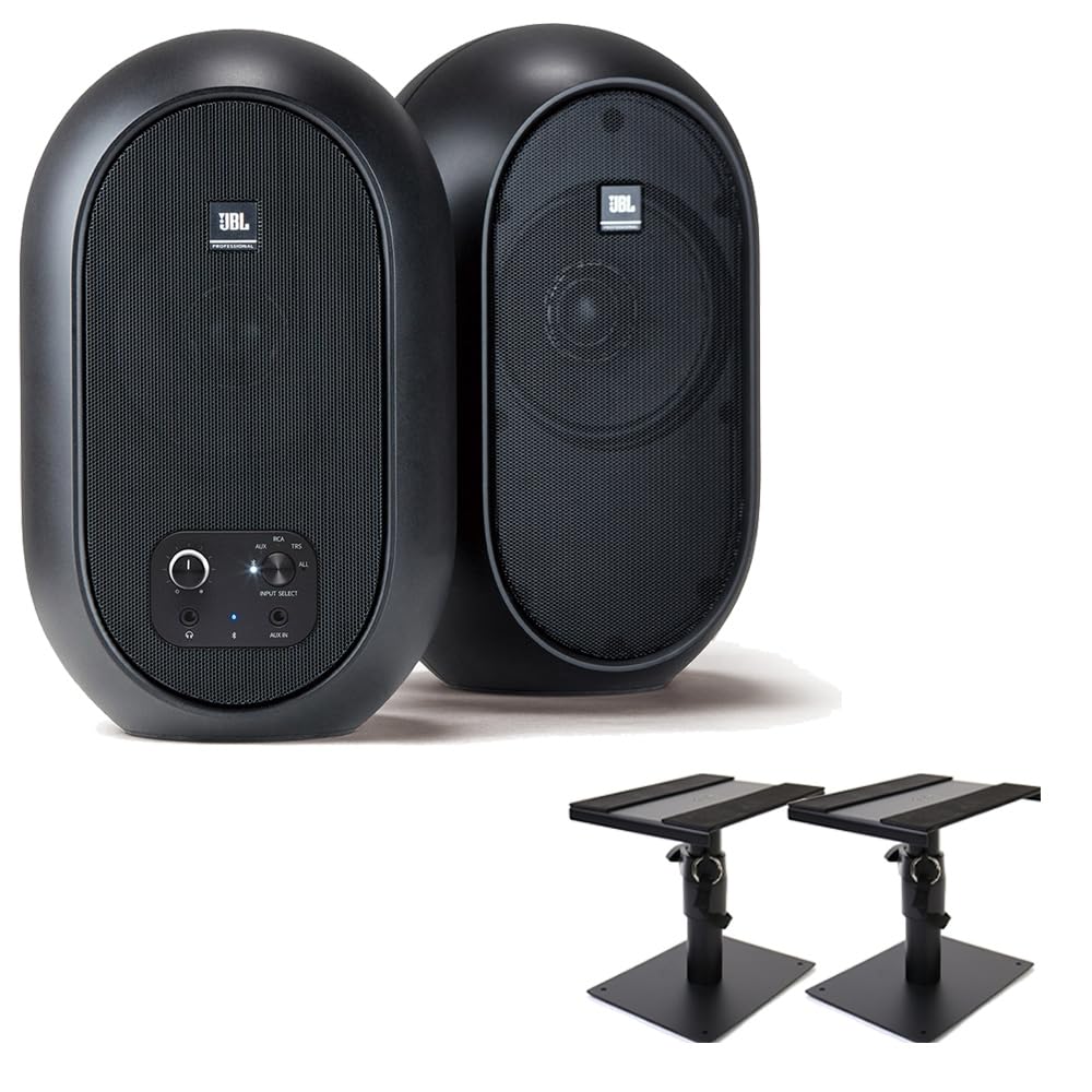 Amazon | JBL 104-BT-Y3 ペア スタンドセット パワード2-WAYフルレンジ