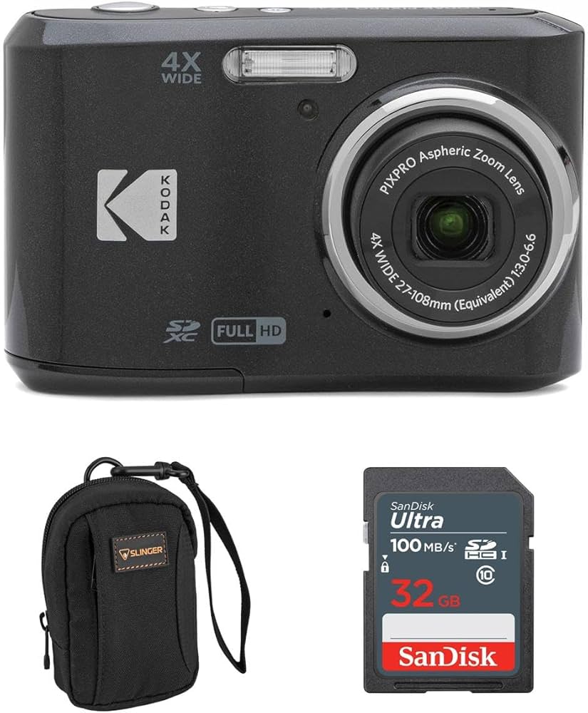 Amazon.com : KODAK PIXPRO FZ45-BK 16MP Digital Camera 4X Optical