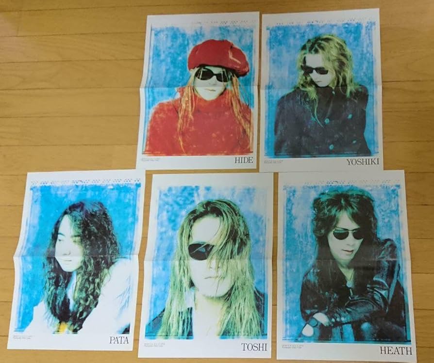 Amazon.co.jp: XJAPAN ポスター YOSHIKI hide heath pata とし