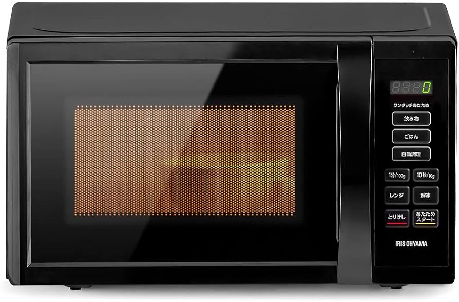 Amazon | アイリスオーヤマ 電子レンジ 17L 単機能 ターンテーブル
