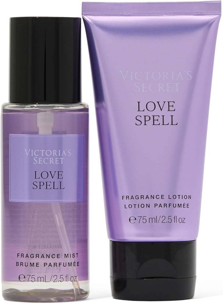 Victoria's Secret Love Spell Mini Fragrance Duo Gift Set, Notes of