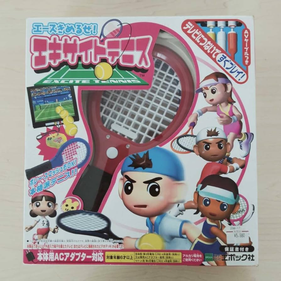Amazon | エースきめるぜ！エキサイトテニス 昭和レトロ テレビゲーム