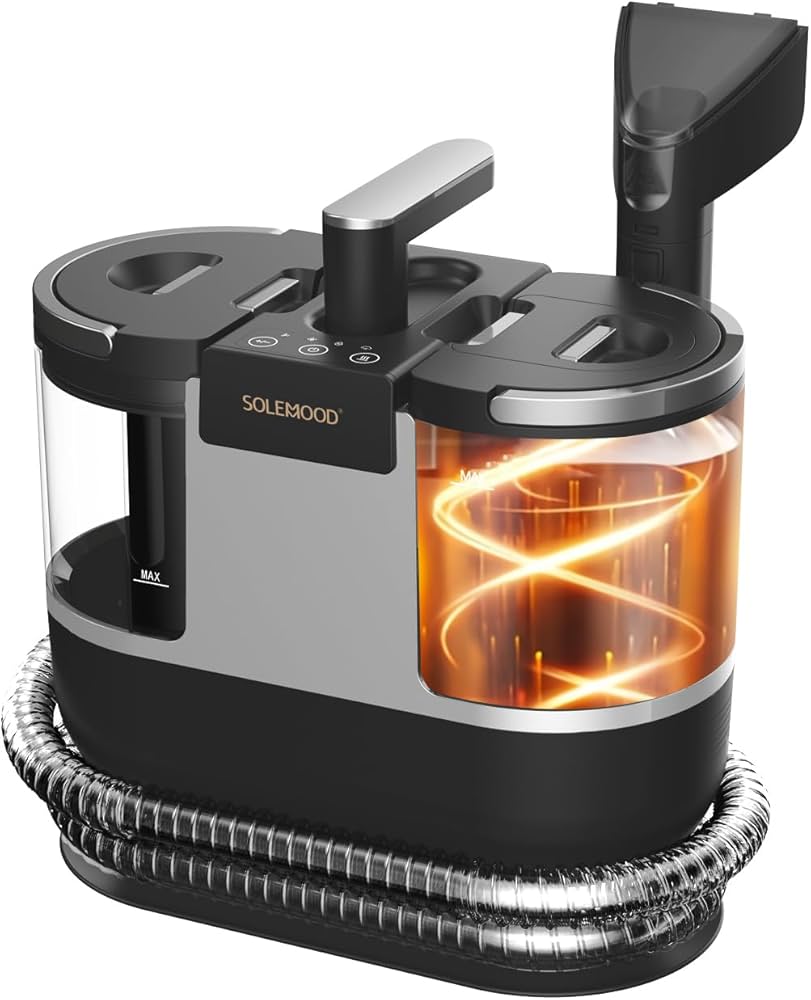 Amazon | 家庭用スチームカーペットクリーナー 【100℃高温蒸気×16000Pa