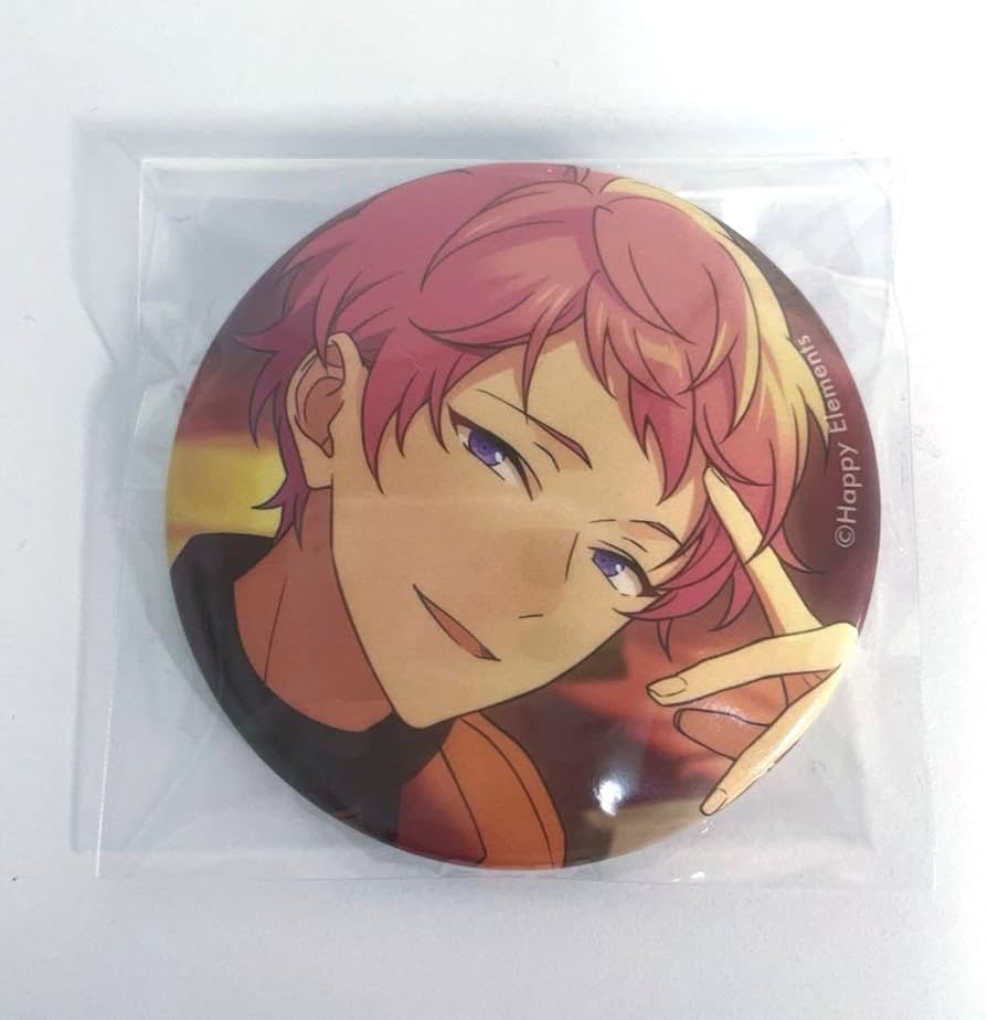 Amazon.co.jp: フィーチャー2 缶バッジ 斎宮宗 パリ Spring casual