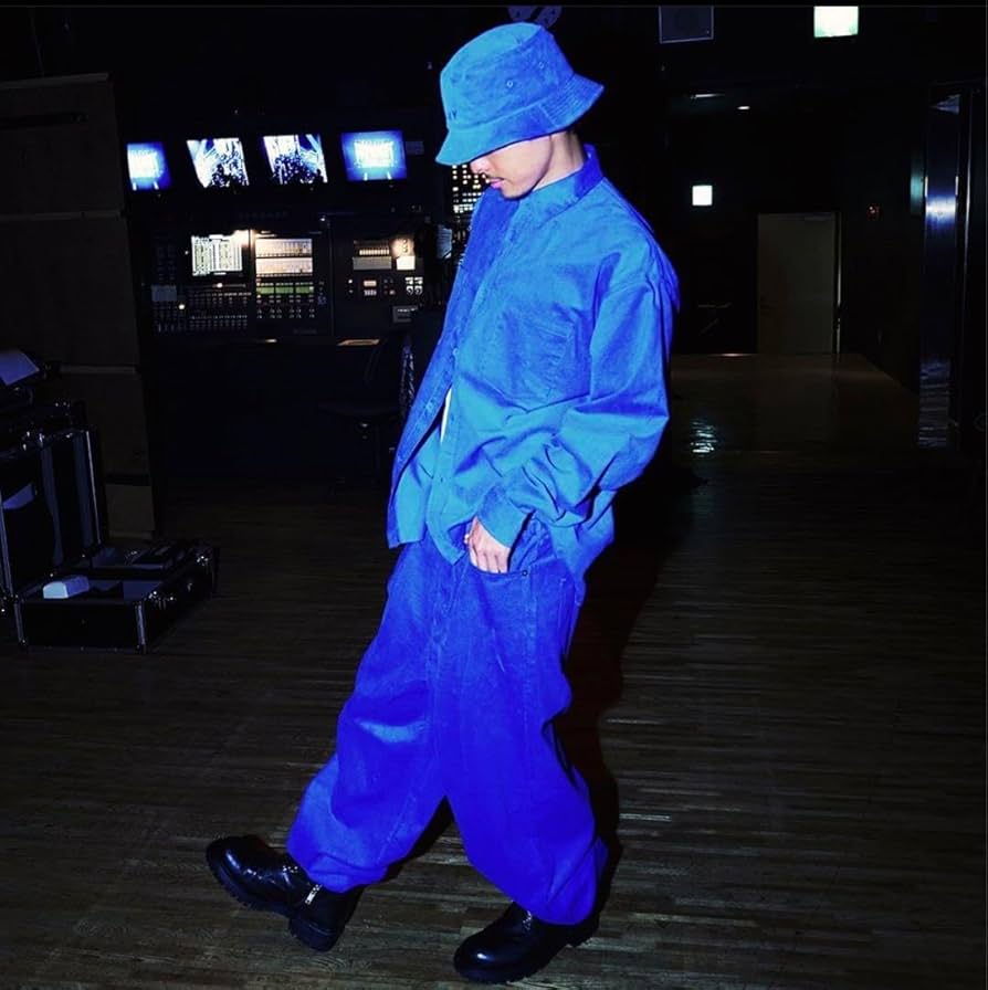 Amazon.co.jp: 今市隆二 RILY バケットハット ブルー 青 : ファッション