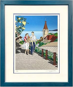 Amazon.co.jp: わたせせいぞう 版画（シルクスクリーン）「Moving