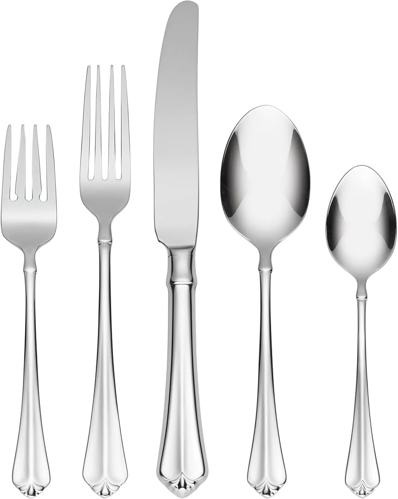 Amazon.com | Oneida Juilliard 5-Piece Flatware Set, Service for 1