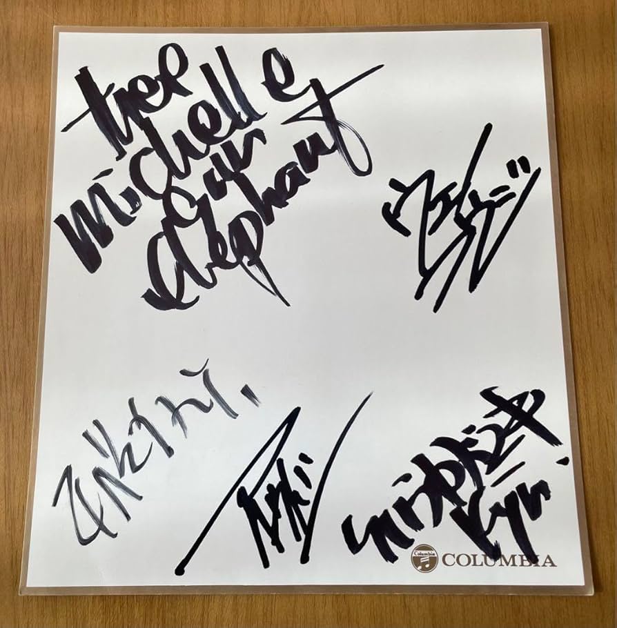 Amazon.co.jp: ミッシェルガンエレファント メンバー 直筆 サイン