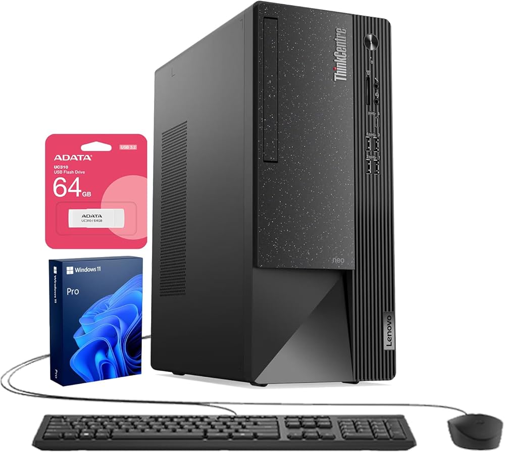 Amazon.co.jp: Lenovo ThinkCentre Neo 50t Tower デスクトップ、第13