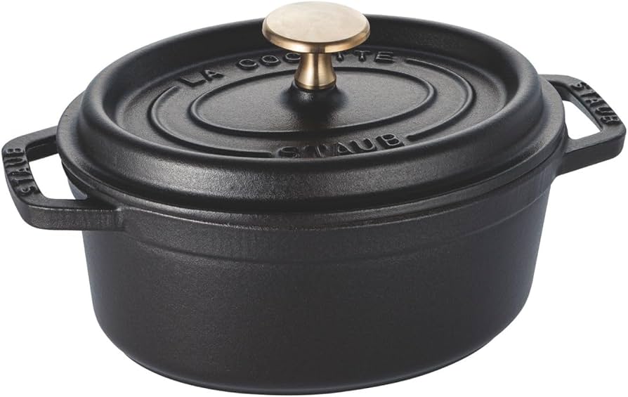 Amazon｜staub ストウブ 「 ピコ ココット オーバル ブラック 17cm