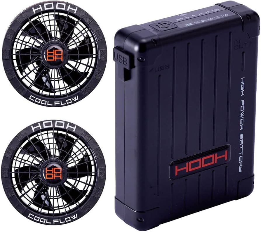 Amazon.co.jp: [村上被服] HOOH 快適ウェア ファン＋19Vバッテリー