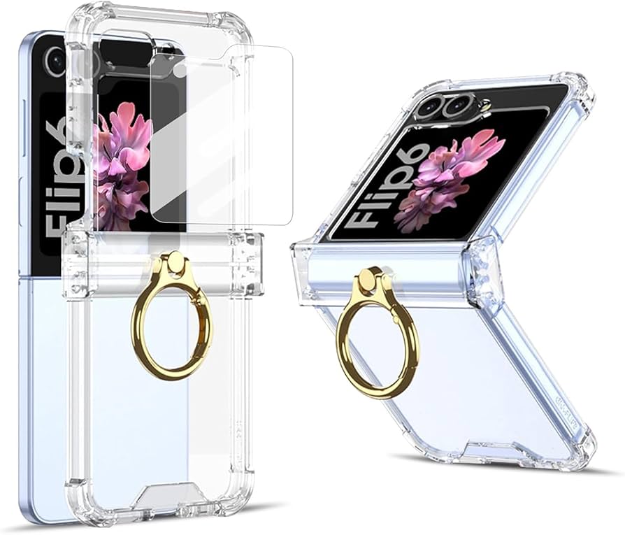 Amazon.co.jp: Galaxy Z Flip6 ケース クリア Samsung ギャラクシーz