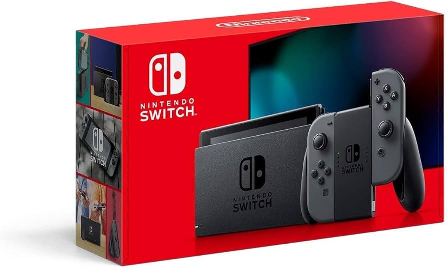 Amazon.com: Nintendo Switch with Gray Joy‑Con - HAC-001(-01
