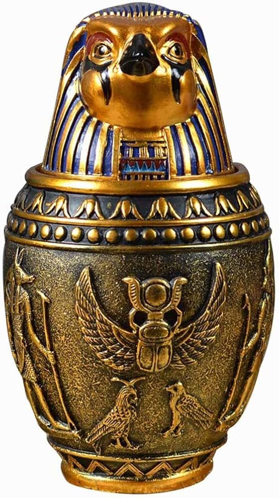 Amazon.co.jp: エジプト製骨壺、成人遺灰骨壷人間火葬灰メモリアル