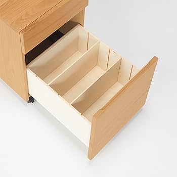 Amazon.co.jp: 無印良品 木製デスク・キャビネット・上置きセット