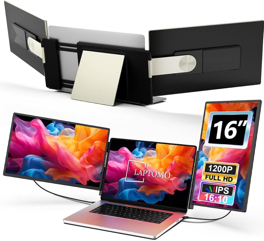 Amazon.co.jp: 16インチモバイルモニターデュアルディスプレイ 、更新